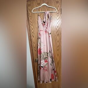 Lulu's Blush Pink Maxi Dress
